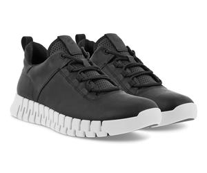 Ecco - Herren Ledersneaker Gruuv M black BLACK - Gr. - EU 46