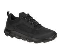 Sneaker ECCO "Mx Low wp", Herren, Gr. 40, schwarz, Leder, Textil, sportlich, Schuhe, Schnürschuh, Freizeitschuh mit BREATHRU Konzept, waterproof (93194825-40) schwarz