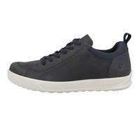 Ecco Herren Schnürhalbschuhe BYWAY Nubukleder Dunkelblau Gr. 46