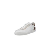 Ecco Sneaker Street Lite Low Leder Weiß Herren Größe EU 45