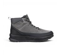 Ecco Herren wasserdichte schwarze graue Leder-Outdoor-Wanderstiefel - Byway 2.0 EU46
