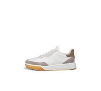 Ecco Herrenschuhe Sneaker low MOON ROCK/WHITE/TAUPE MOON ROCK/WHITE/TAUPE - Gr. - 42
