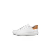 Ecco Herrenschuhe Sportliche Schnürer WHITE/LION WHITE - Gr. - 43