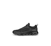 Ecco Sneaker MX Low WP Herren – Leder/Textil, BREATHRU, waterproof, Schwarz Gr. 40