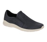 Ecco Irving Schuhe Slipper blau perforiert 511644 - Größe 39