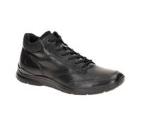 Ecco Alltag-Winterschuhe Irving Mid-Cut, Premium-Leder, wärmendes Futter, Schwarz Herren 43