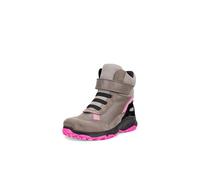Klettboot ECCO "ECCO RECEPTOR XP K", Mädchen, Gr. 31, beige (taupe, pink), Leder, Textil, Schuhe, Winterstiefel, Winterboots, Outdoorboots mit waterproof-Ausstattung (87348167-31) taupe, pink