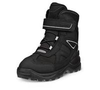 Ecco Winterstiefel Snow Mountain Lace (Premium-Leder und Textil, wasserdicht) schwarz Kinder, Größe Euro (US) 28