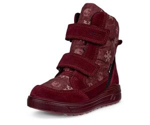 Ecco - Kid's Urban Snowboarder VCR - Winterschuhe, Gr. 33, rot (DarkRuby/SnowflakePrint)