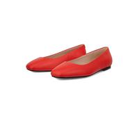 ECCO Margot Ballerina für Damen, Flache Ballerinas, Scharlachrot, 7-7.5
