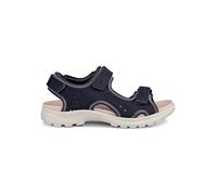 Ecco Leder-Sandalen "Onroads" in Dunkelblau - Größe 38 | Damen Sandalen