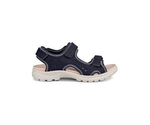 Ecco Leder-Sandalen "Onroads" in Dunkelblau - Größe 38 | Damen Sandalen