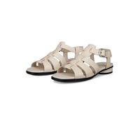 ECCO Damen Alba Leder Römische Sandalen geformt Limestone Ecru 38