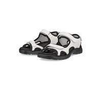 Ecco Sandalette HIKE 22120301007 3-Riemen Leder Weiß Damen Größe 38