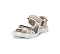 Ecco Leder-Wandersandalen "Onroads" in Beige - Größe 40 | Damen Outdoor Sport Schuhe