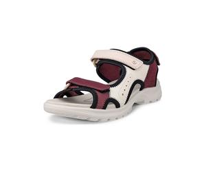 Ecco Leder-Wandersandalen "Onroads" in Rot - Größe 37 | Damen Outdoor Sport Schuhe