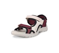 Ecco Leder-Wandersandalen "Onroads" in Rot - Größe 41 | Damen Outdoor Sport Schuhe