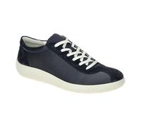 ECCO Sneaker Soft Zero (ECCO-Leder) navyblau/weiss Herren, Größe Euro (US) 46