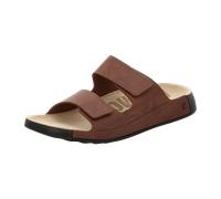 Ecco Pantoletten Cozmo Two Band Herren Blumenerde Nubuk Größe 44