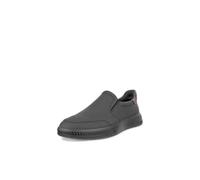 Slipper ECCO "ECCO Move M", Herren, Gr. 44, braun (schwarz, braun), Nubukleder, klassisch, Schuhe, Halbschuh, Freizeitschuh, Schlupfschuh mit Stretcheinsätzen (42295267-44) schwarz, braun