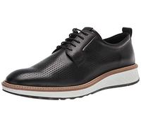 ECCO Men's ST.1 Hybrid Plain Toe 2.0 Oxford, Black Cow Nubuck, 45 EU