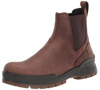 ECCO Men's Track 25 Hydromax Water Resistant Chelsea Boot, Cocoa Brown Nubuck, 10-10.5