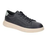 Sneaker ECCO "Move W", Damen, Gr. 40, blau (marine), Leder, sportlich, Schuhe, Freizeitschuh, Halbschuh mit ergonomischer Fluidform Sohle (90129014-40) marine