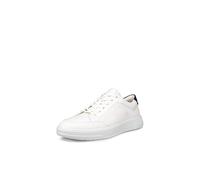 Ecco Sneaker Move Premium-Leder und Textil Weiß Herren Größe 46