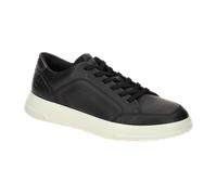Sneaker ECCO "Move W", Damen, Gr. 36, schwarz, Leder, Schuhe, Freizeitschuh, Halbschuh mit ergonomischer Fluidform Sohle (96681316-36) schwarz