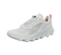 Ecco Sneaker MX Low Breathru – robust, atmungsaktiv, Sohle mit tiefen Kerben – Weiß/Grau Damen 38
