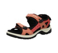 ECCO Sandale Yucatan Leder coralrot Damen, Größe Euro (US) 41