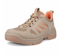 Ecco Wanderschuh Offroad Damen mit Schnürung Nubuk Nude/Koralle Größe 7-7.5