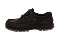Schnürschuh Ecco Track 25 Black Black Pull Up Oil Nubuck Herren-Schuhgröße 45
