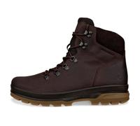 ECCO Winterschuhe Rugged Track WP Lace Boot (Premium-Leder, wasserdicht) dunkelbraun Herren, Größe Euro (US) 43