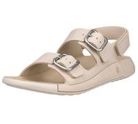 ECCO Sandale Cozmo 3 Strap (Premium-Leder) beige Damen, Größe Euro (US) 40