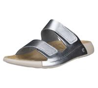 ECCO Sandale Cozmo Flat silber/beige Damen, Größe Euro (US) 42