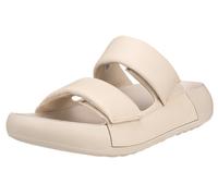 Ecco Cozmo Plateau Pantolette beige Klett 206663 - Größe 38