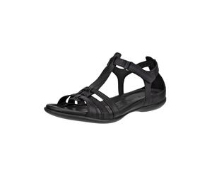 ECCO Sandale Flash (weiches Leder) schwarz Damen, Größe Euro (US) 42