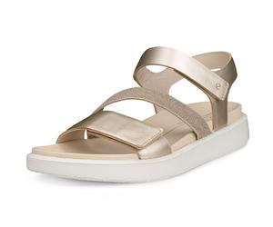 ECCO Sandale Flowt (Leder) gold Damen, Größe Euro (US) 39