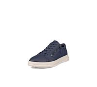 ECCO Sneaker Move Zip Lace (Premium-Leder) marineblau Damen, Größe Euro (US) 42