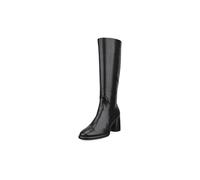 ECCO Sculpted Luxury Damen-Stiefel, 55 mm hoch, kniehoch, Schwarzer Reptilien-Druck, 35/35.5 EU