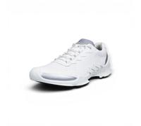 ECCO Sneaker BIOM AEX Vollnarbenleder Weiß/Silber Herren Größe 45