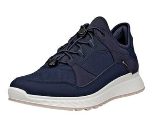 ECCO Sneaker Exostride W Low GTX TEX (wasserdicht, leicht, atmungsaktiv) dunkelblau Damen, Größe Euro (US) 38