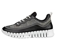 ECCO Sneaker Gruuv Lea (atmungsaktiv Textil) schwarz Damen, Größe Euro (US) 39