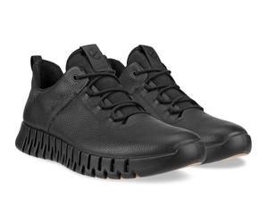 ECCO Sneaker Gruuv Lea GTX (Glattleder, wasserdicht) schwarz Herren, Größe Euro (US) 46