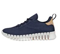 ECCO Damen Gruuv Sneaker, Marine Nubuk/Puder