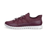 ECCO Sneaker Gruuv Lite (Leder/Textil) burgundrot Damen, Größe Euro (US) 40