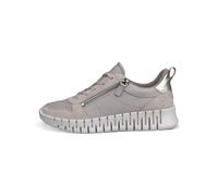 ECCO Sneaker Gruuv Zip Lace (Premium-Leder) grau/beige Damen, Größe Euro (US) 40