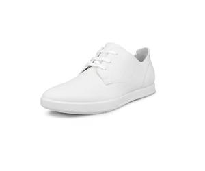 ECCO Sneaker Leisure Derby (ECCO-Leder) weiss Herren, Größe Euro (US) 44