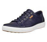 ECCO Sneaker Mens Soft 7 (aus Premium-Leder) navyblau Herren, Größe Euro (US) 46